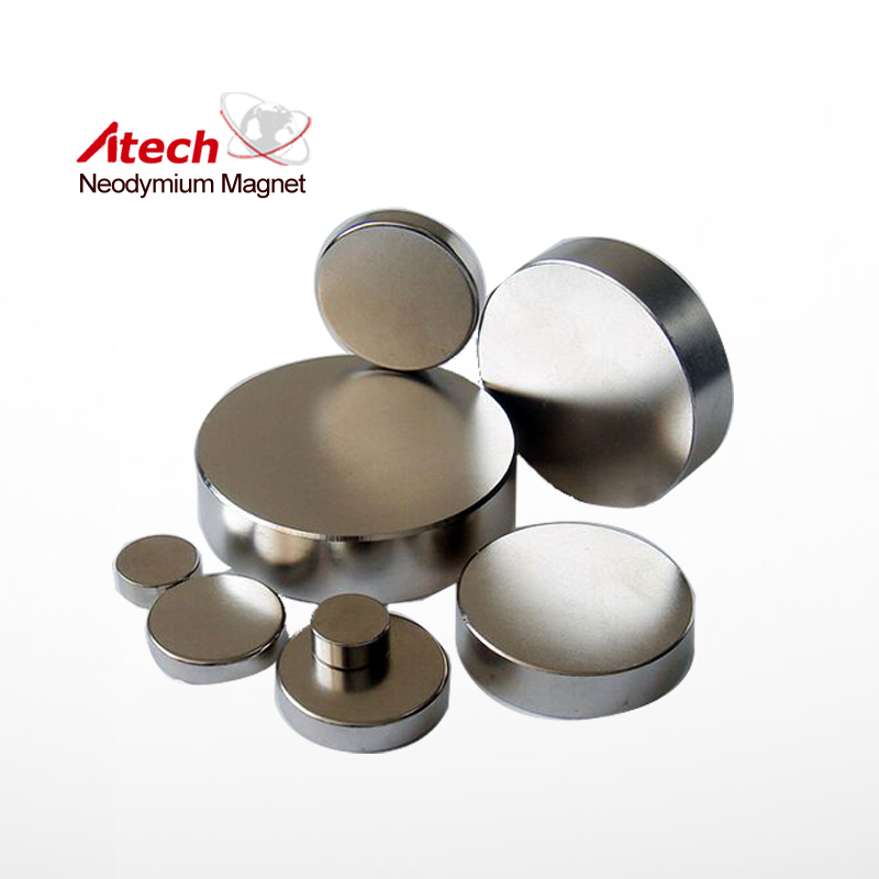 Nickel Coated N42 Neodymium Disc Huatai Xinding（Beijing）Metal Materials Co., Ltd.